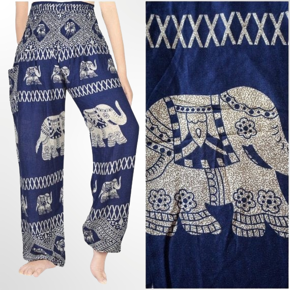 Maven Moda Blue Elephant Pants | Unleash Freedom and Style