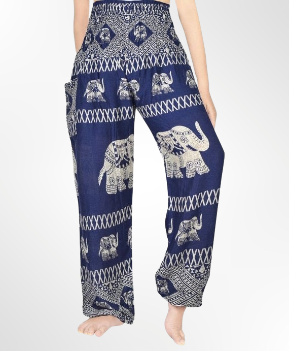 Maven Moda Blue Elephant Pants | Unleash Freedom and Style